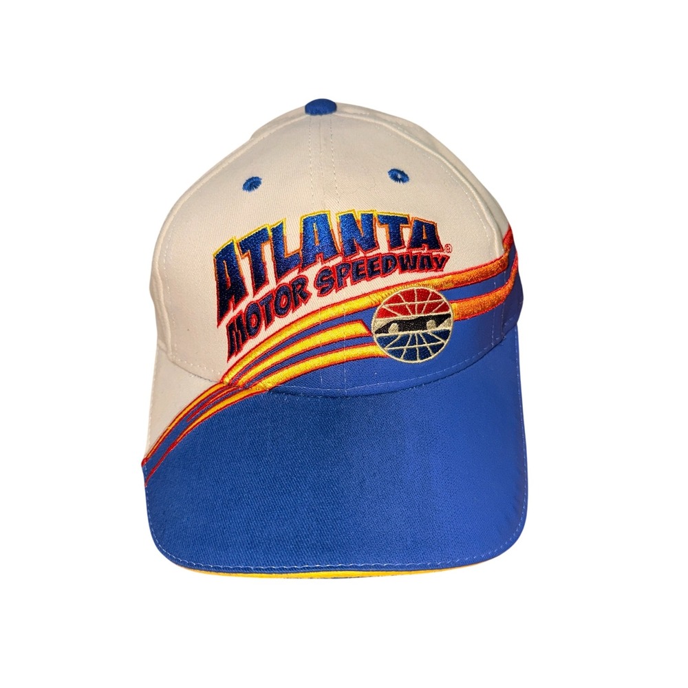SMI Properties Atlanta Motor Speedway Kids Youth Pre-Owned Hat Blue Racing Cap